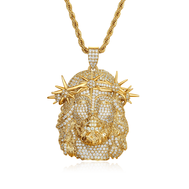 Jesus Piece Iced Pendant - APORRO