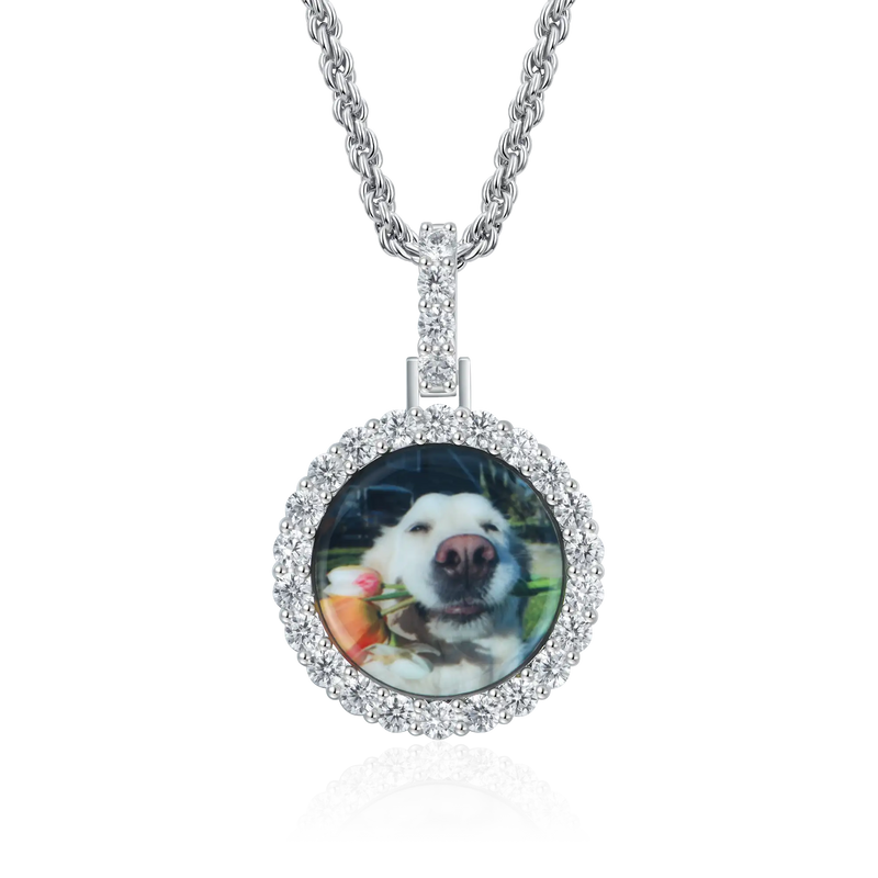 Custom Round Photo Pendant