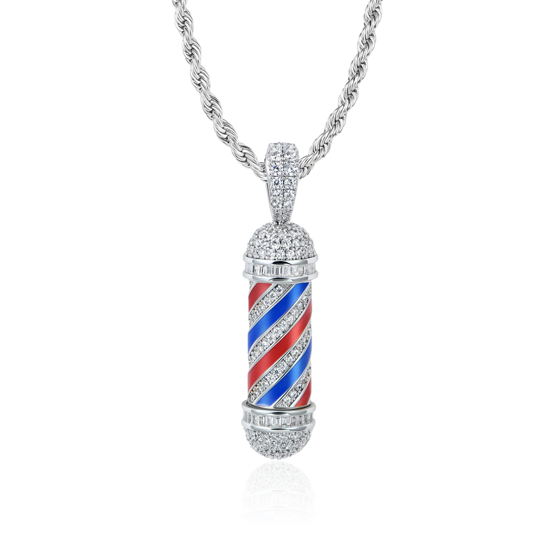 Rotating Barber's Pole Pendant - APORRO