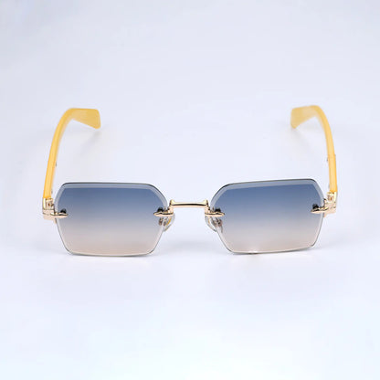 APORRO Gradient Rimless Sunglasses