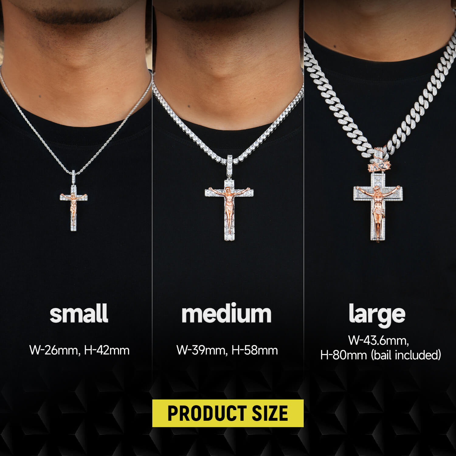 Crucifixion of Jesus Pendant - Small