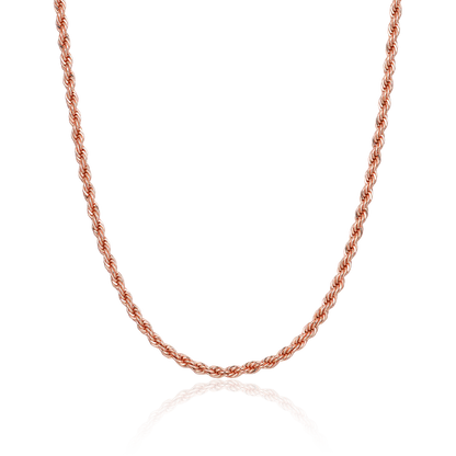 Women's Rope Chain - Rose Gold