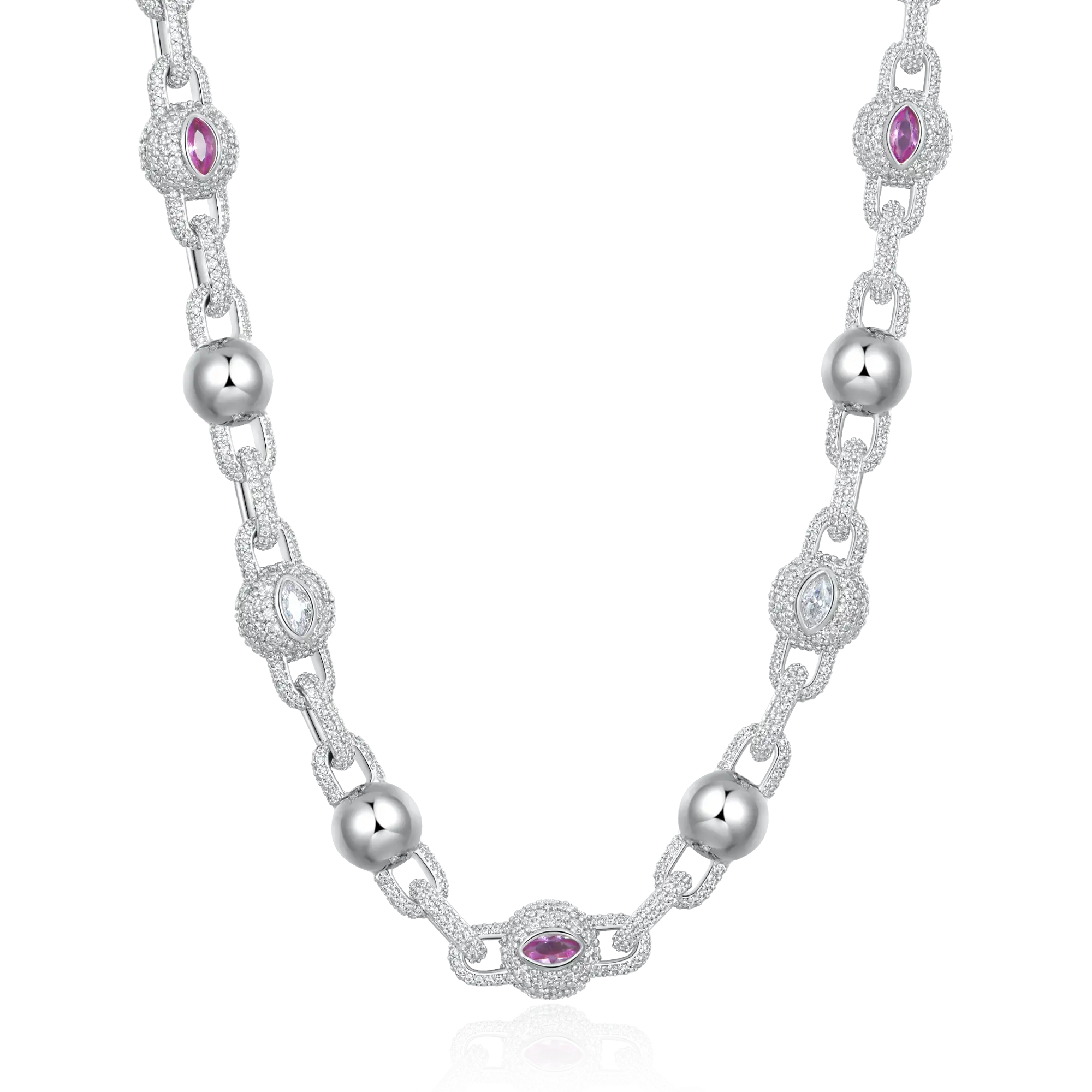 Women's Iced Aegis Ball Chain