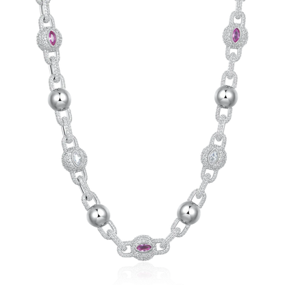 Women's Iced Aegis Ball Chain