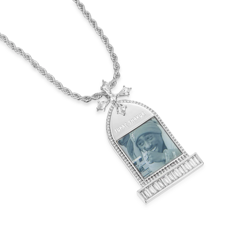 Custom Tombstone Photo Pendant