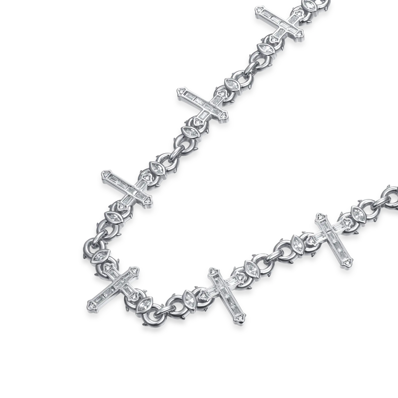 Cross Of Thorns Infinity Chain - 6mm - APORRO