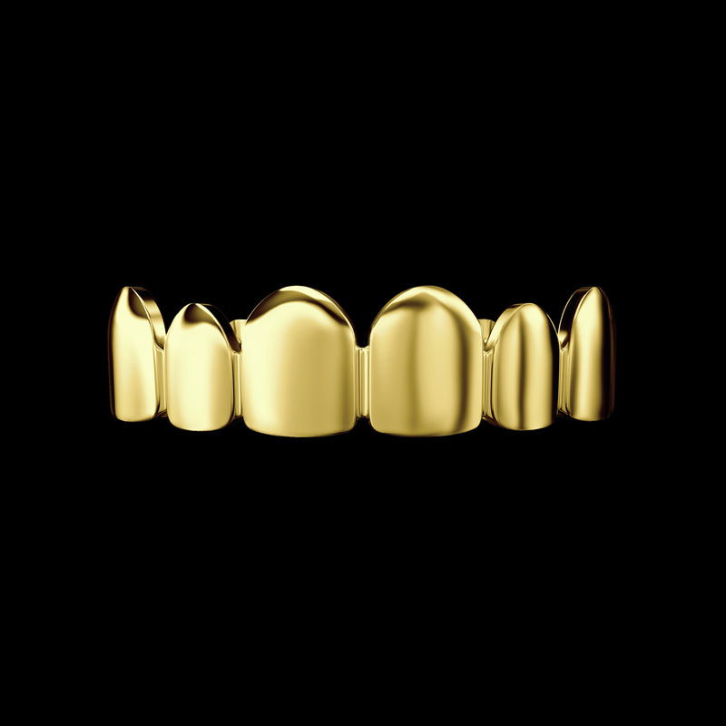 Pre-made The Classic Gold Grillz - Grillz Teeth For Men & Women - APORRO