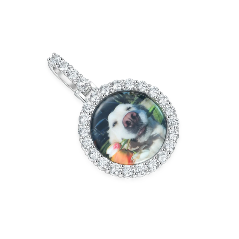 Custom Round Photo Pendant