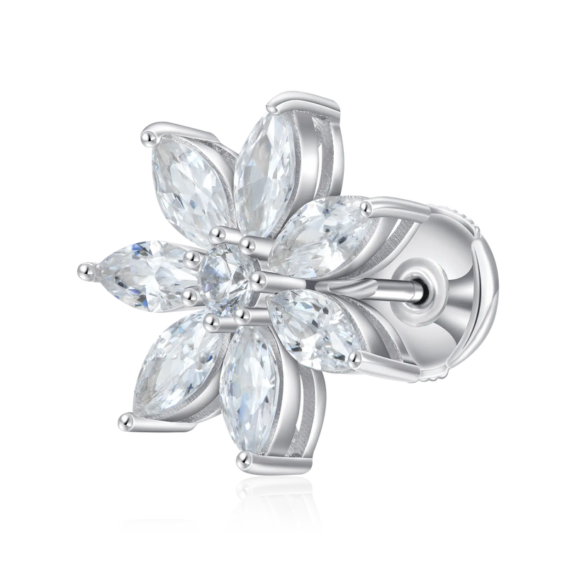 Marquise Cut Flower Earring - APORRO