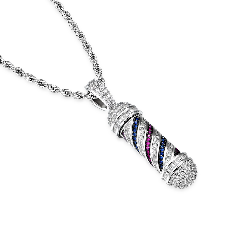 Rotating Barber's Pole Pendant - APORRO