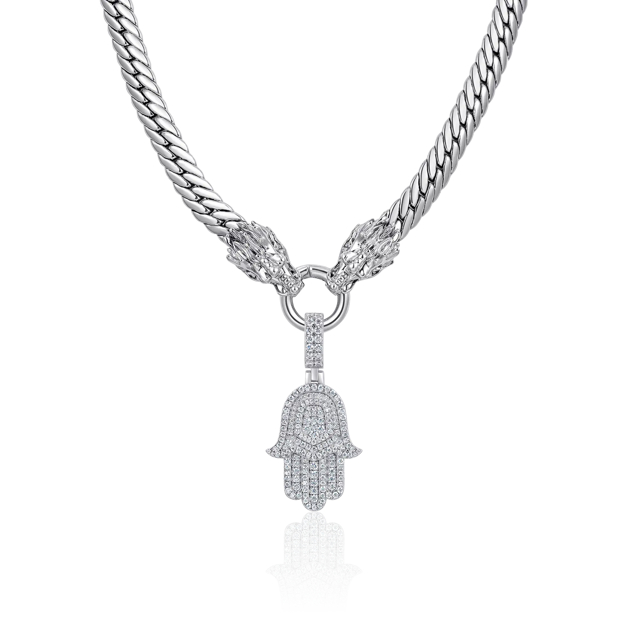 WONG Double Dragon Miami Cuban Chain + Pendant Gift Set (Multi-Pendants Available)