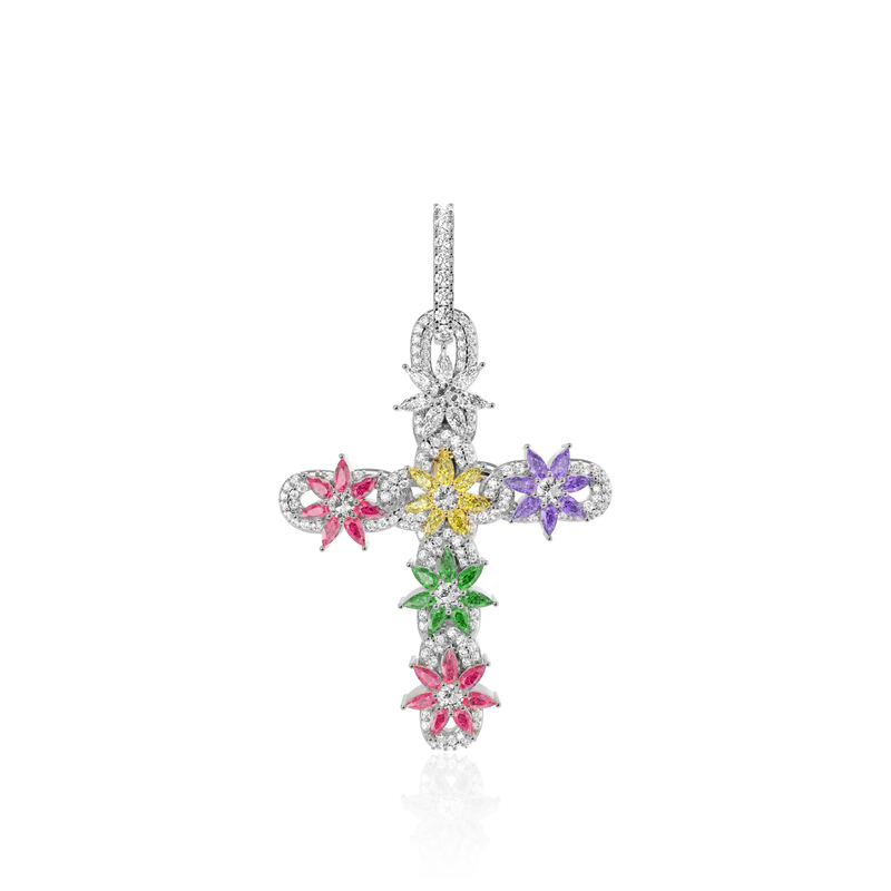 Lily Infinity Cross Pendant - APORRO