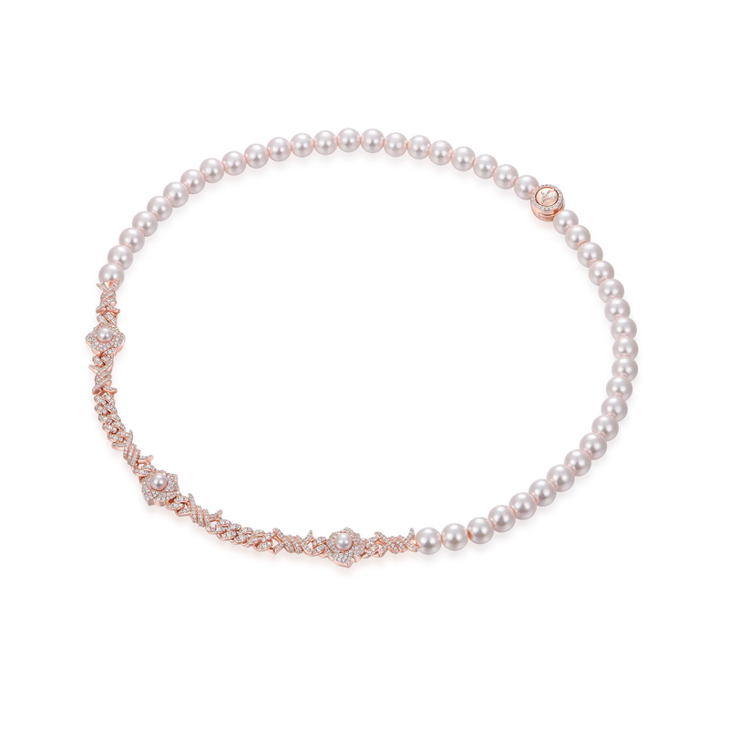 Rose Thorn Pearl Chain - 8mm - APORRO