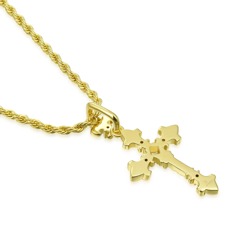 Knight Flower Cross Pendant - APORRO