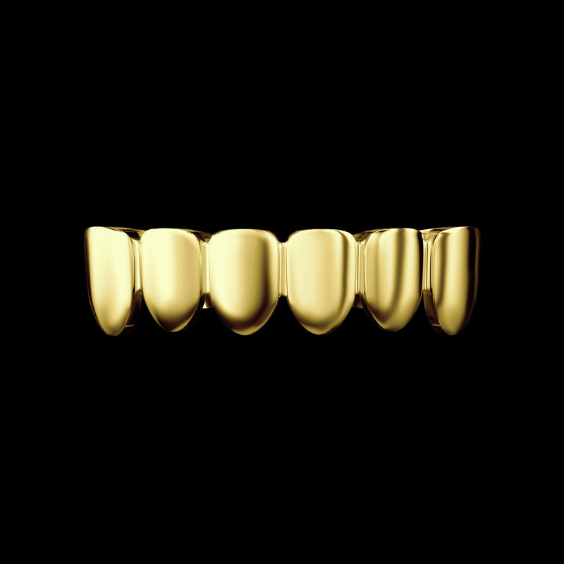 Pre-made The Classic Gold Grillz - Grillz Teeth For Men & Women - APORRO