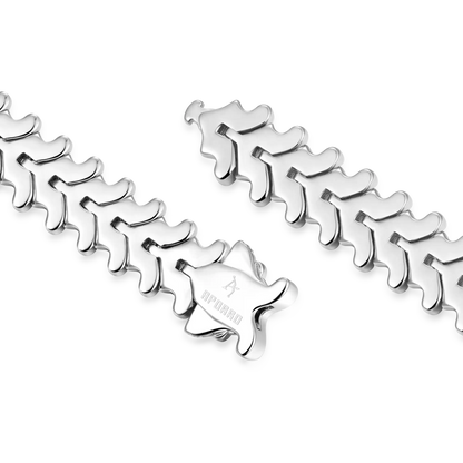 Iced Spine Bracelet - 12mm