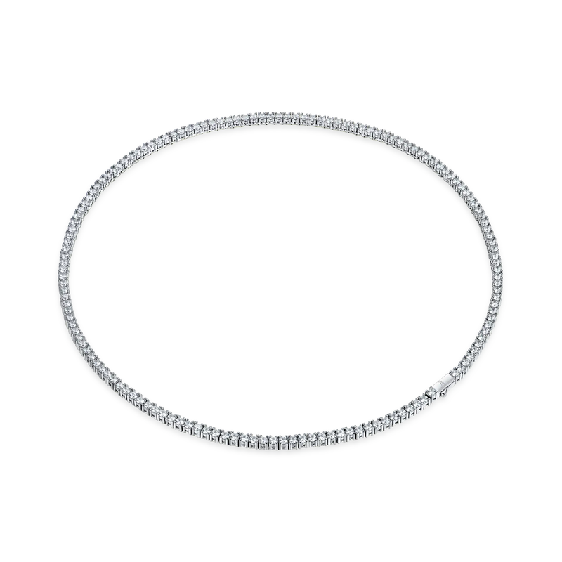 3mm Iced Tennis Chain for Men & Women - Moissanite Choker - APORRO