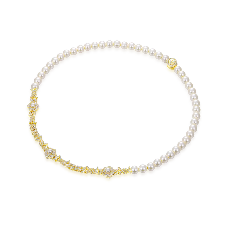 Rose Thorn Pearl Chain - 8mm - APORRO