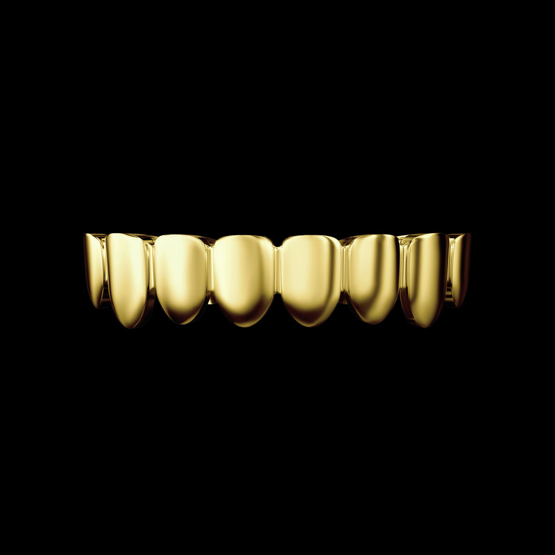 Pre-made The Classic Gold Grillz - Grillz Teeth For Men & Women - APORRO