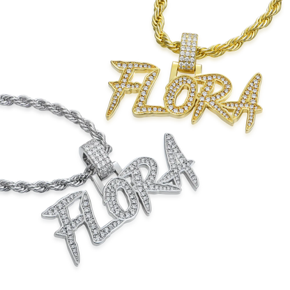 Custom Coke Boys Font Pendant