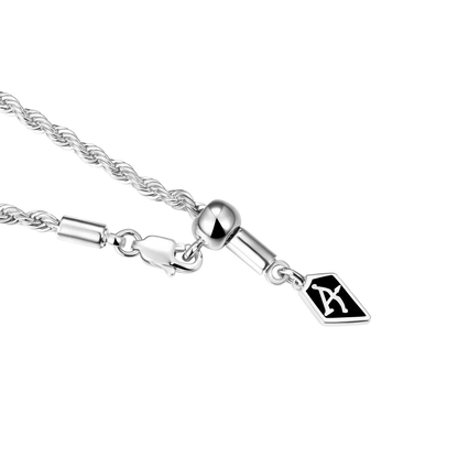 Women's Rope Chain - White Gold