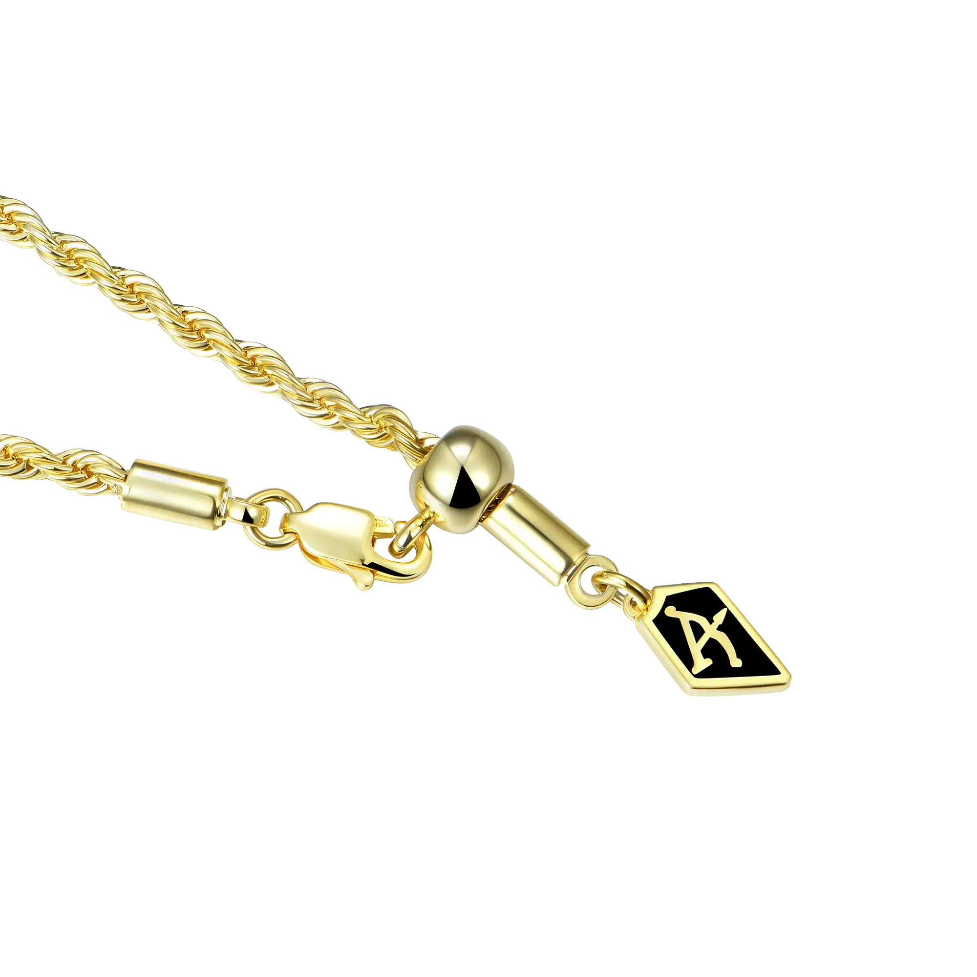 2.5mm Rope Chain - Yellow Gold