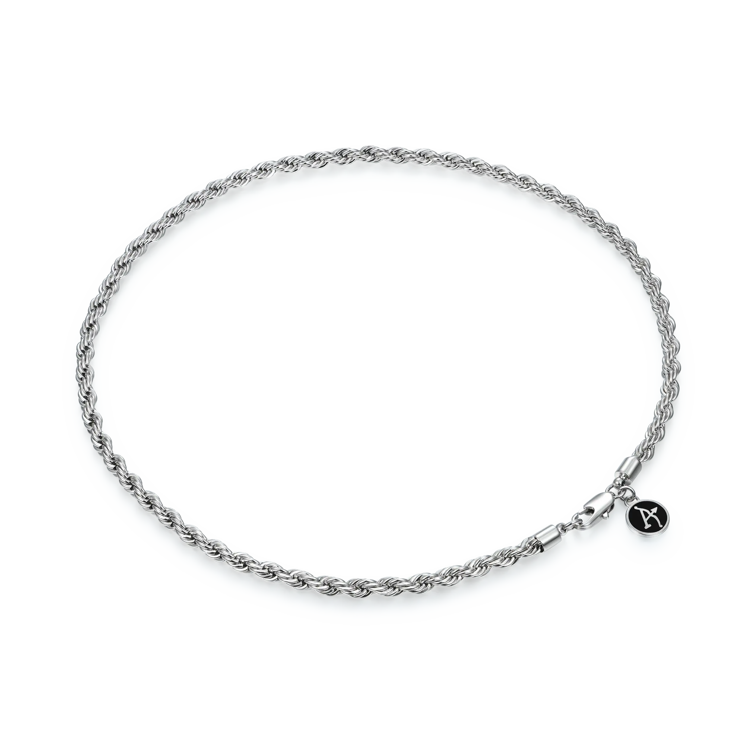 Women's Rope Chain - White Gold