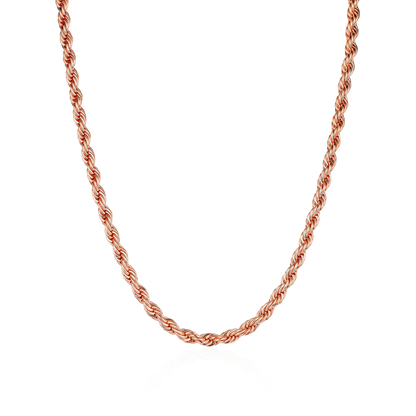 3.5mm Rope Chain - Rose Gold