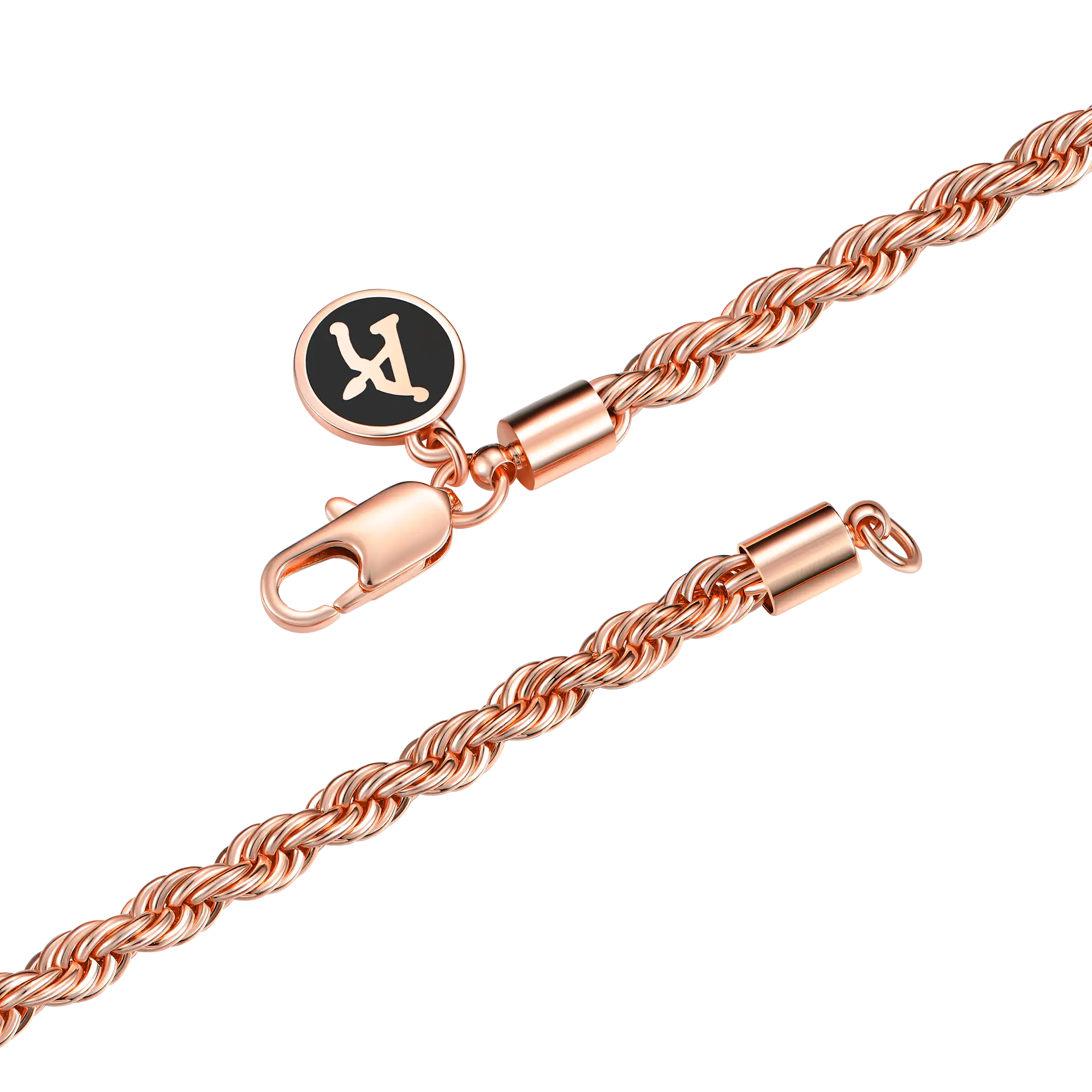 3.5mm Rope Chain - Rose Gold