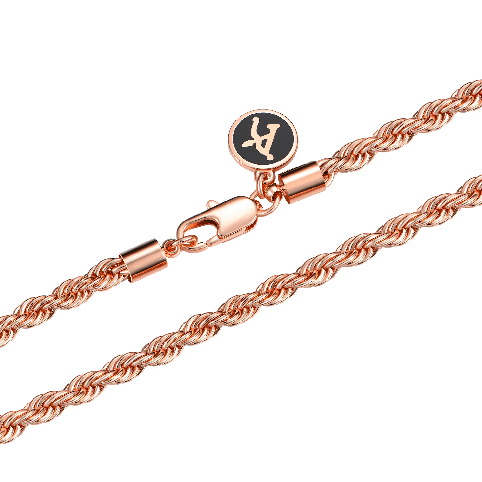 3.5mm Rope Chain - Rose Gold