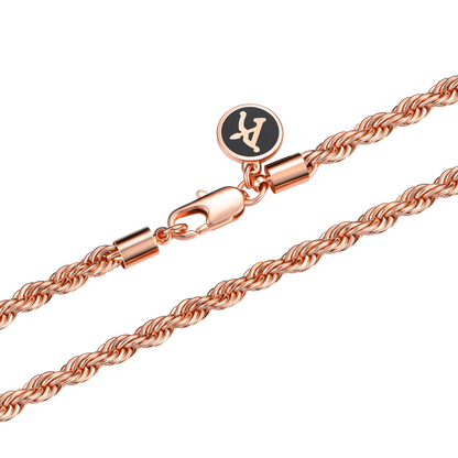 3.5mm Rope Chain - Rose Gold