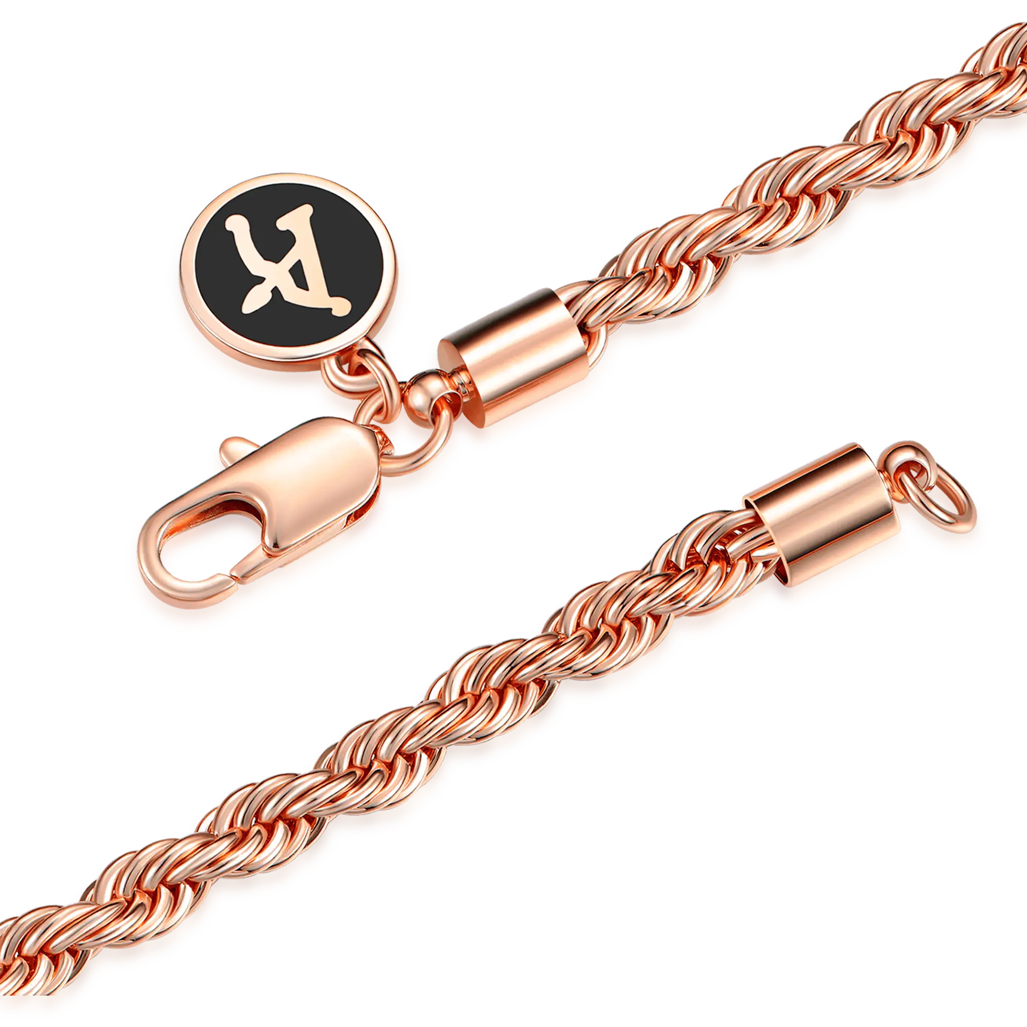 4.5mm Rope Chain - Rose Gold