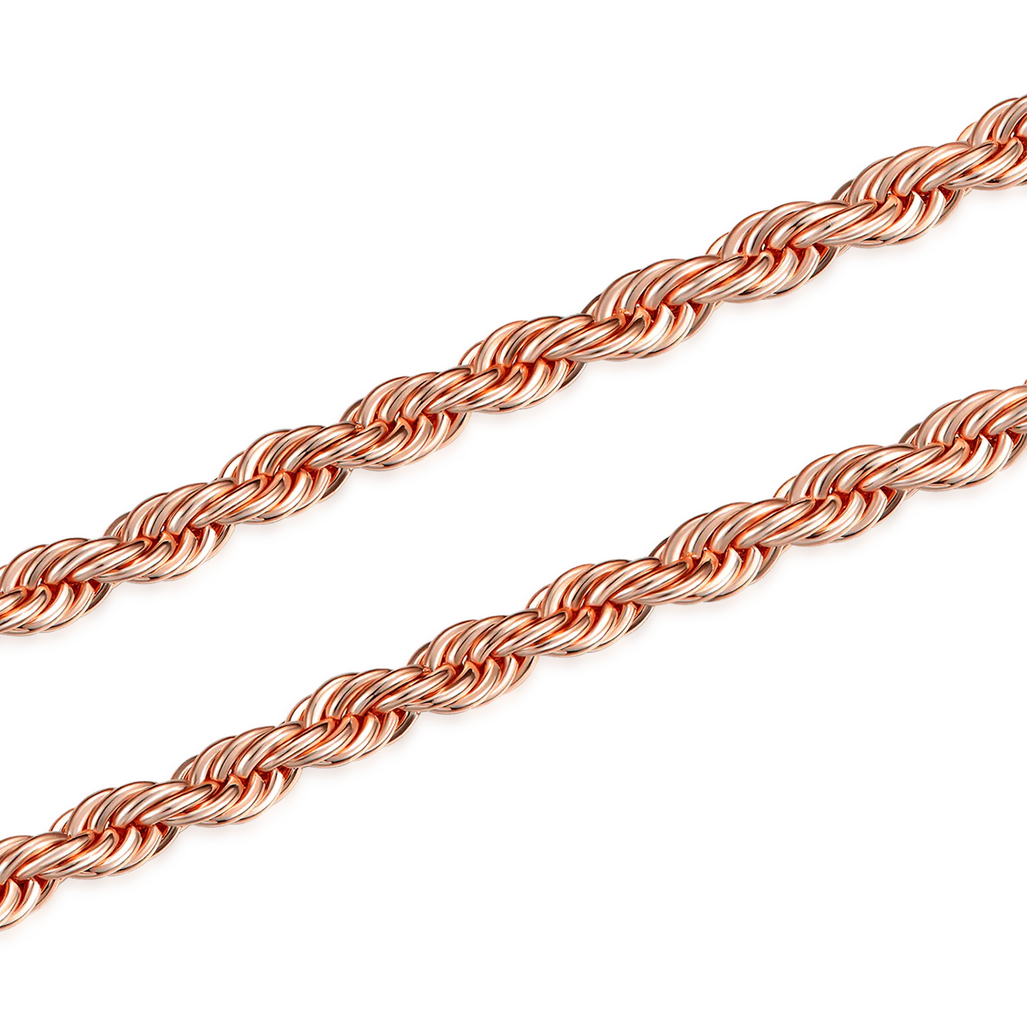 4.5mm Rope Chain - Rose Gold