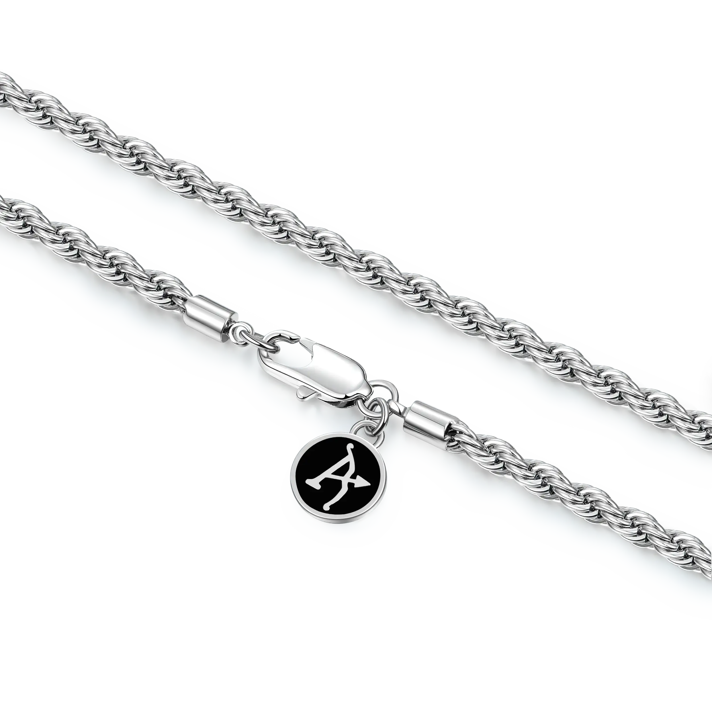 Women's Rope Chain - White Gold