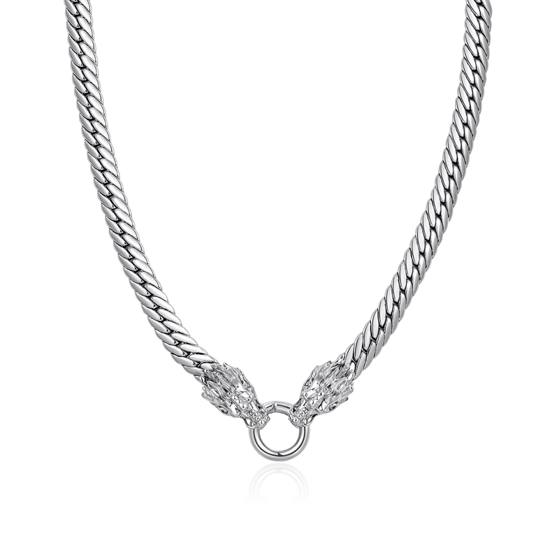 WONG Double Dragon Miami Cuban Chain - Hip Hop Jewelry - APORRO