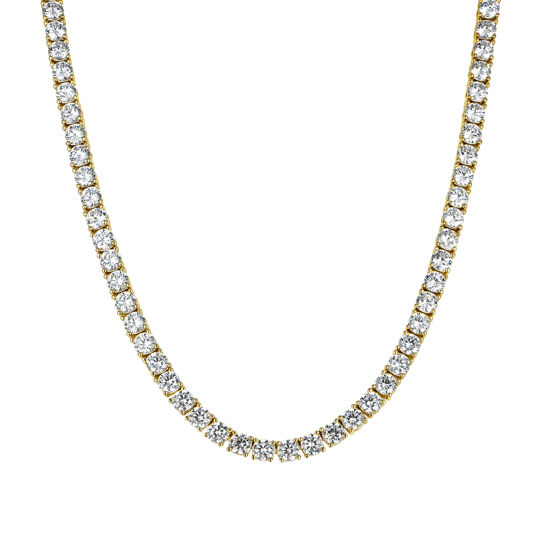 3mm Iced Tennis Chain for Men & Women - Moissanite Choker - APORRO