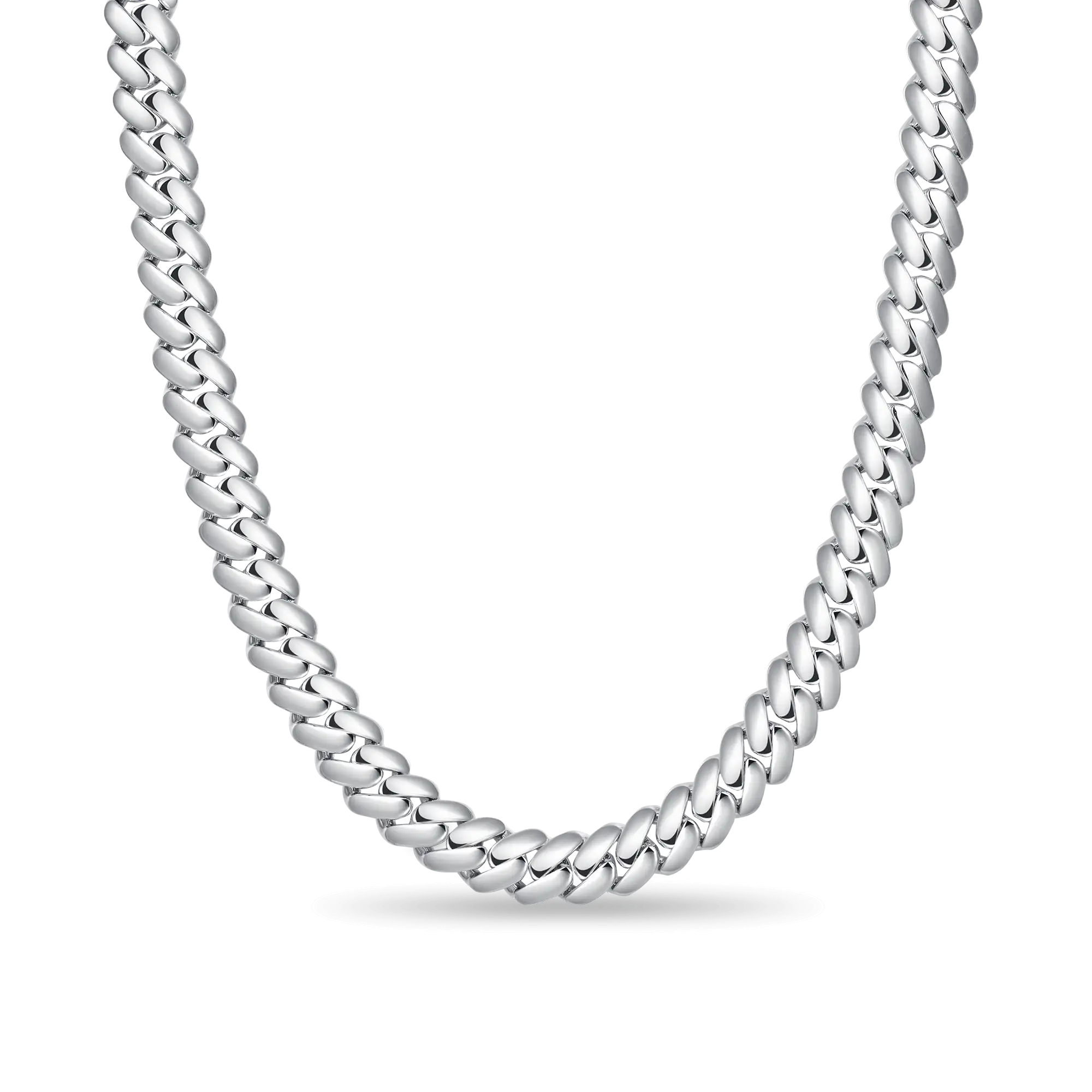 Plain Gold Cuban Link Chain - 8mm