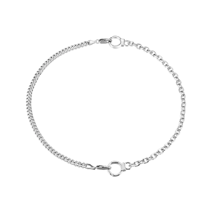 18" Detachable Handcuffs Buckle Necklace - 5mm