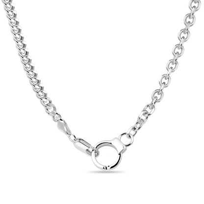 18" Detachable Handcuffs Buckle Necklace - 5mm