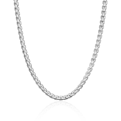 Box Chain - White Gold