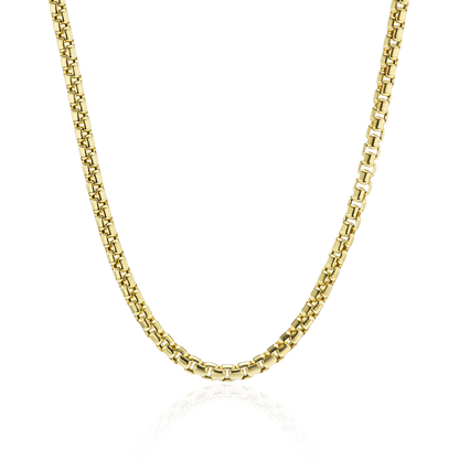 Women's Box Chain - Yellow Gold