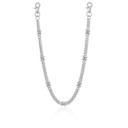 Women's Thorned Cuban Wallet Chain