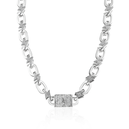 Iced Lightning Link Chain - 12mm