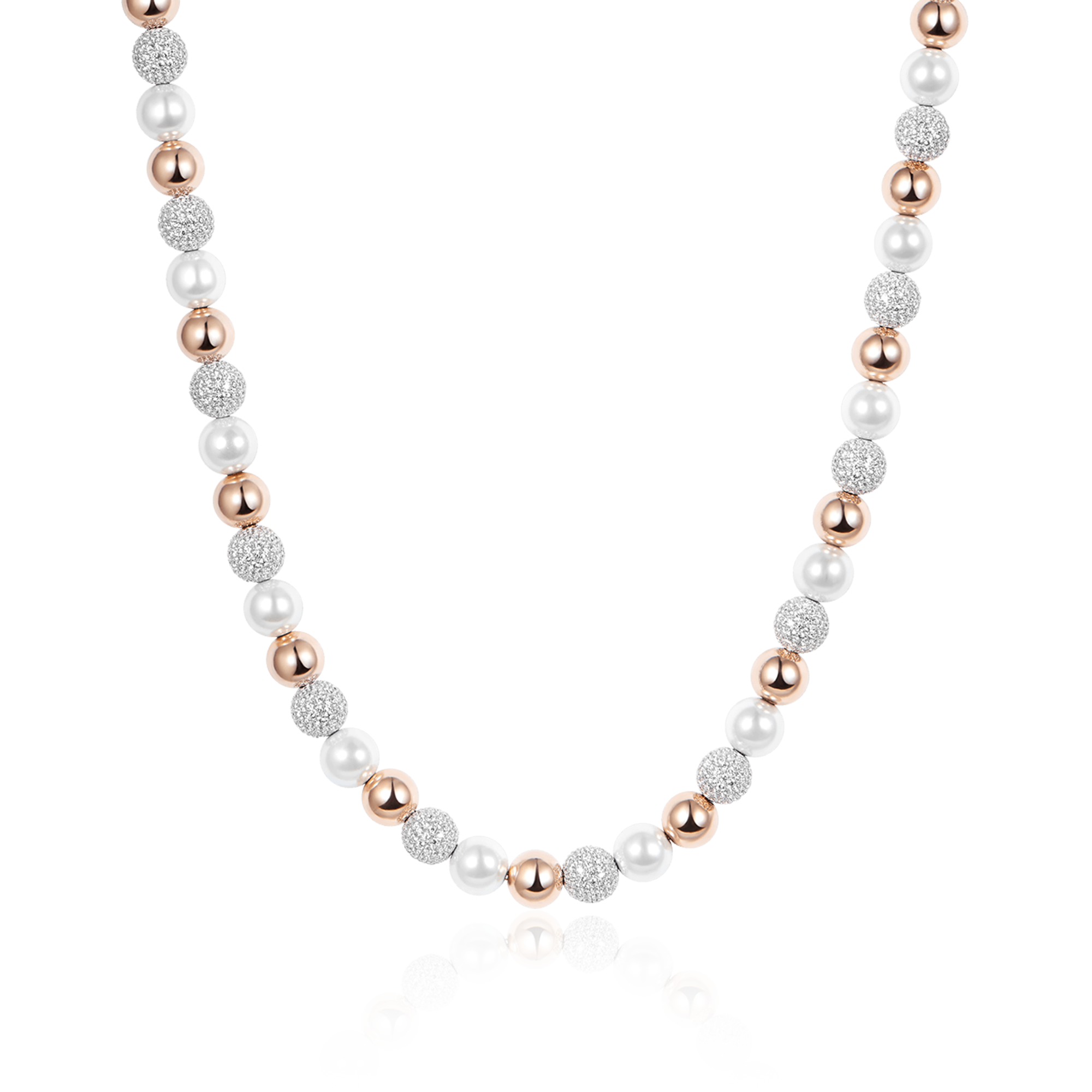 TROVE Pearl and Bead Chain - 22"