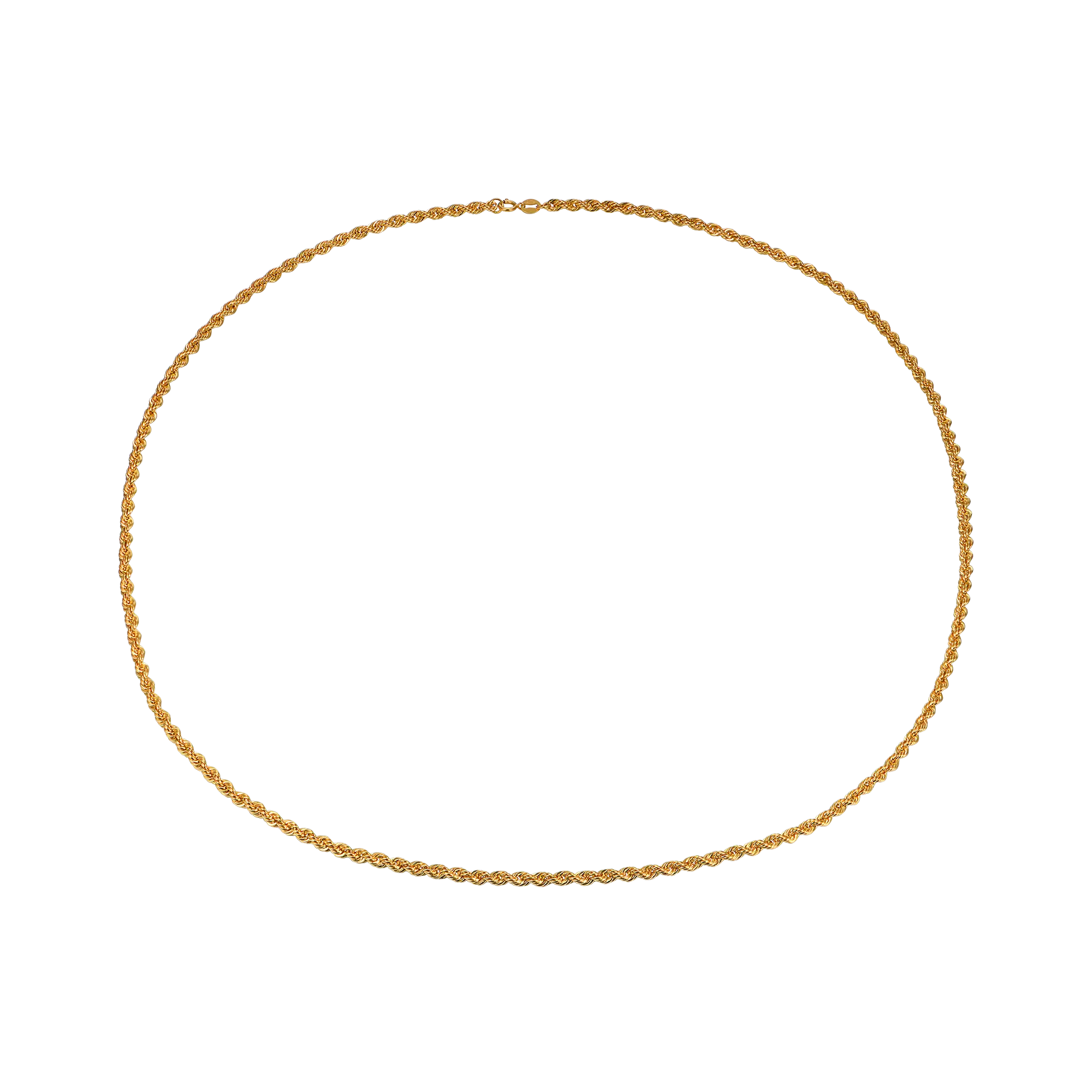 18K Solid Gold Rope Chain