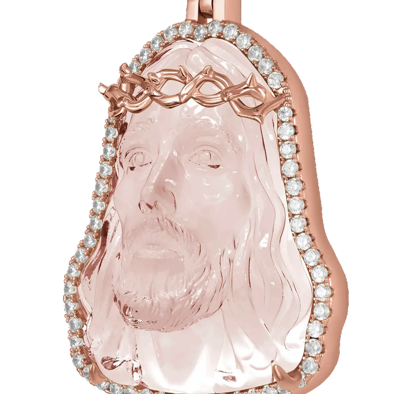 Arcenciel Gospel Jesus Pendant - Transparent White - APORRO