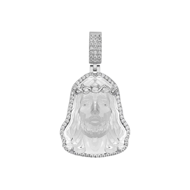 Arcenciel Gospel Jesus Pendant - Transparent White - APORRO