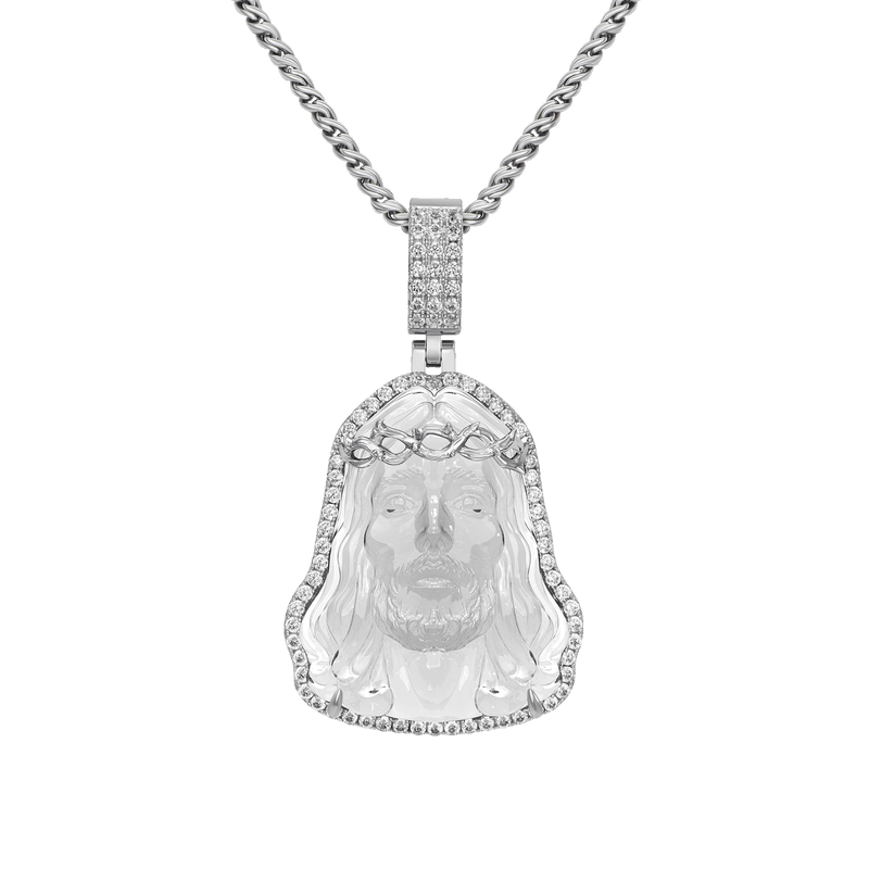 Arcenciel Gospel Jesus Pendant - Transparent White - APORRO