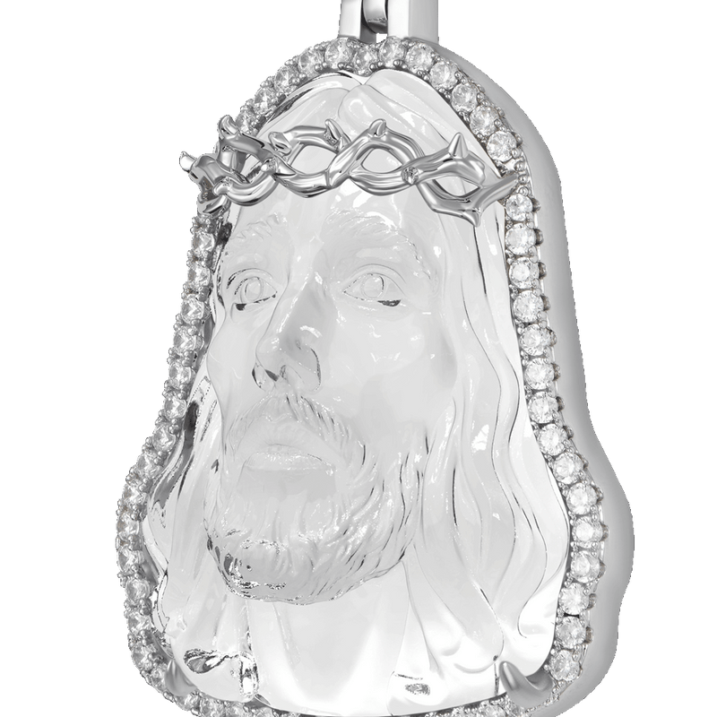 Arcenciel Gospel Jesus Pendant - Transparent White - APORRO