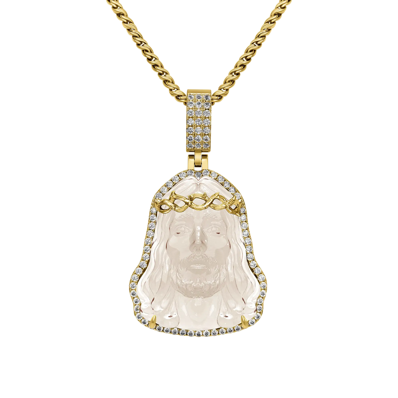 Arcenciel Gospel Jesus Pendant - Transparent White - APORRO